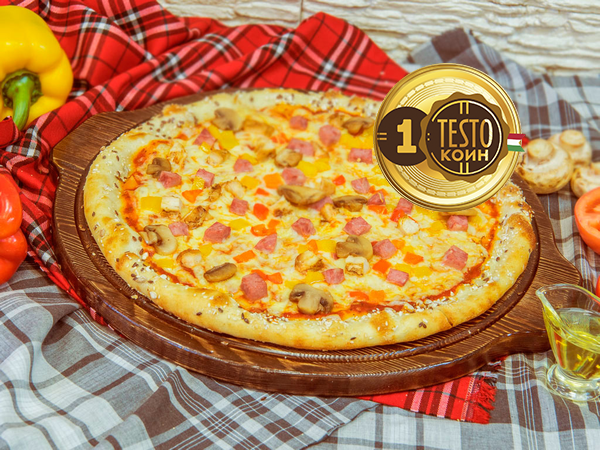 Cheese Pizza «ВЕТЧИНА ПРОТИВ ГРИБОВ»